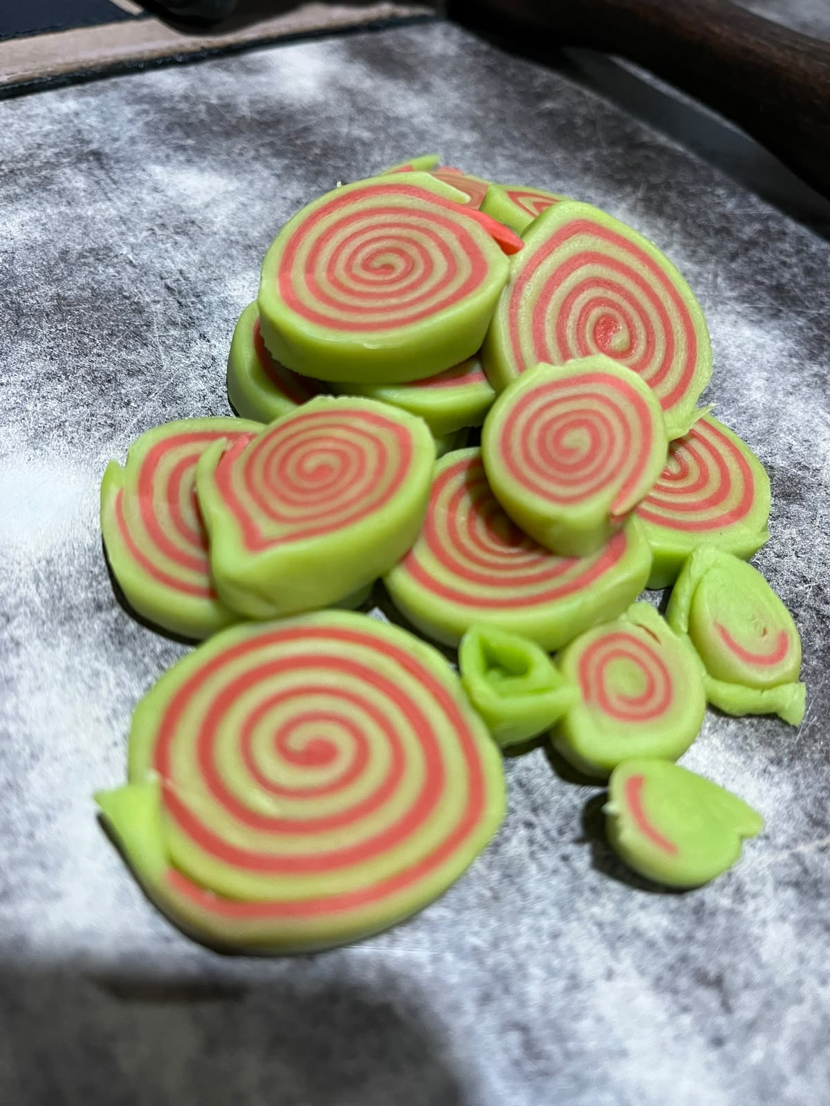 Two-Tone Pinwheel Pastry Swirls